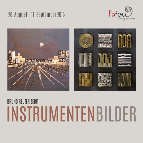 Ausstellung Instrumentenbilder von Bruno Reuter