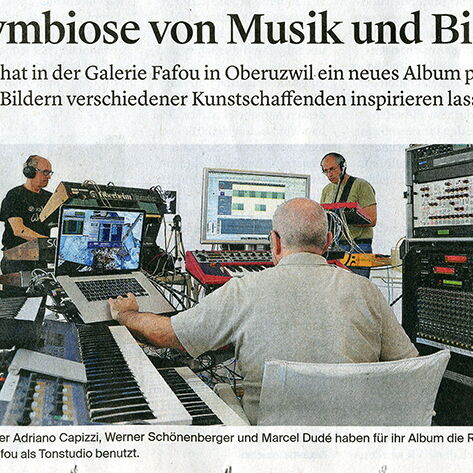 Wiler Zeitung / Symbiose von Musik und Bild